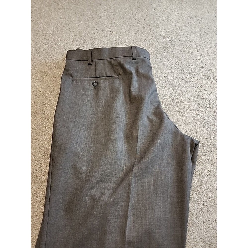 Lauren Ralph Lauren Pants Mens 40X30 Gray Brown'ish Dress Pleated Cuff
